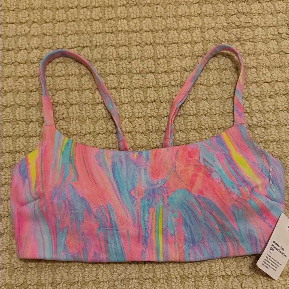 Lululemon Multicolor Strappy Racer Bra
